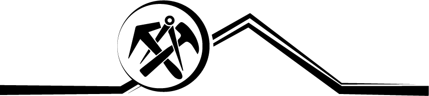 Dach Logo mit Dachdecker Wappen